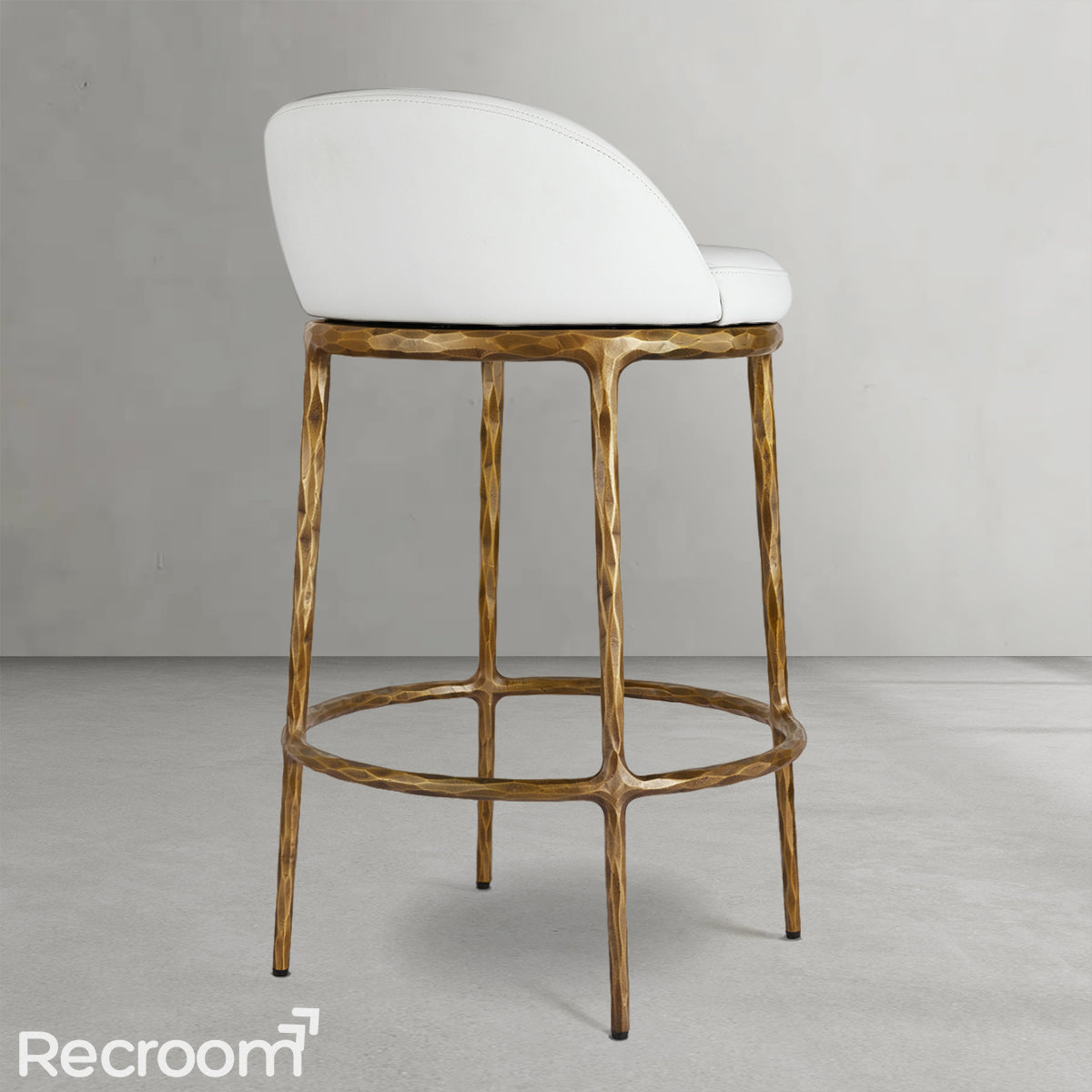 Thaddeo Fabric Swivel Bar & Counter Stool - Zonesus