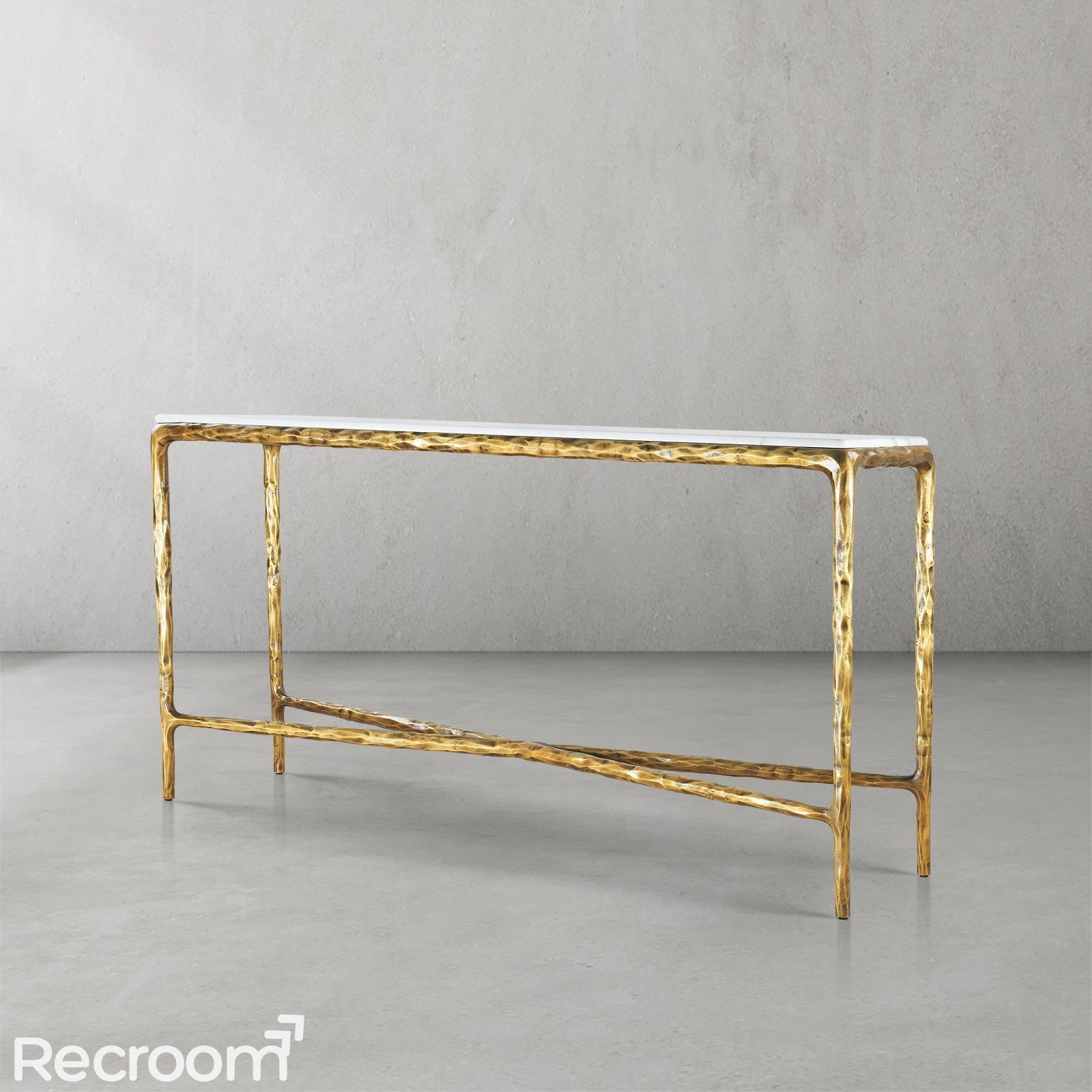 Thaddeo Marble Console Table - Zonesus