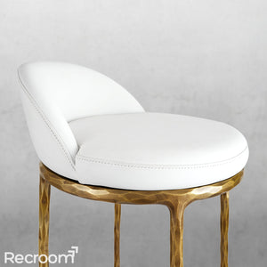 Thaddeo Fabric Swivel Bar & Counter Stool - Zonesus