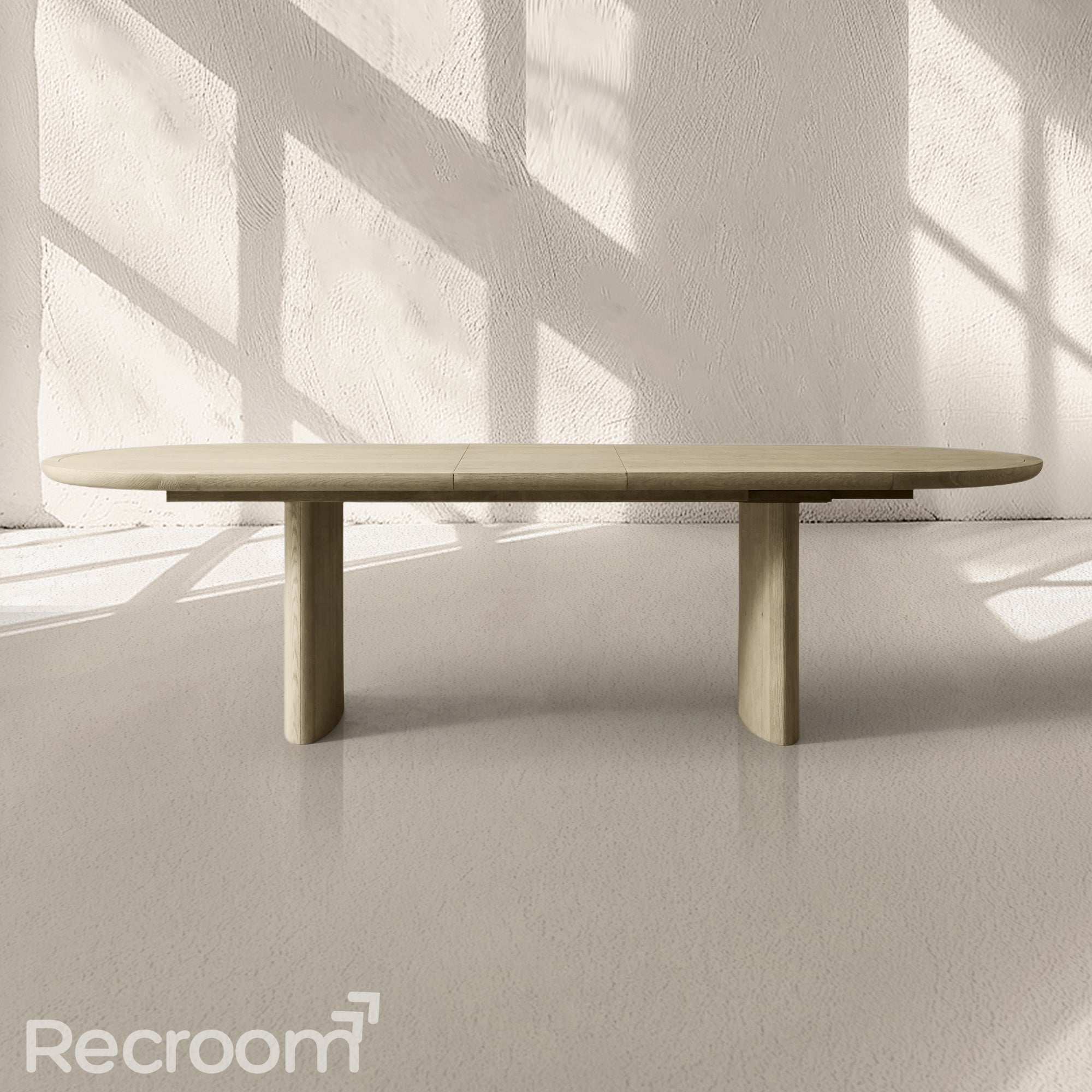Radva Extendable Oval Dining Table - Zonesus