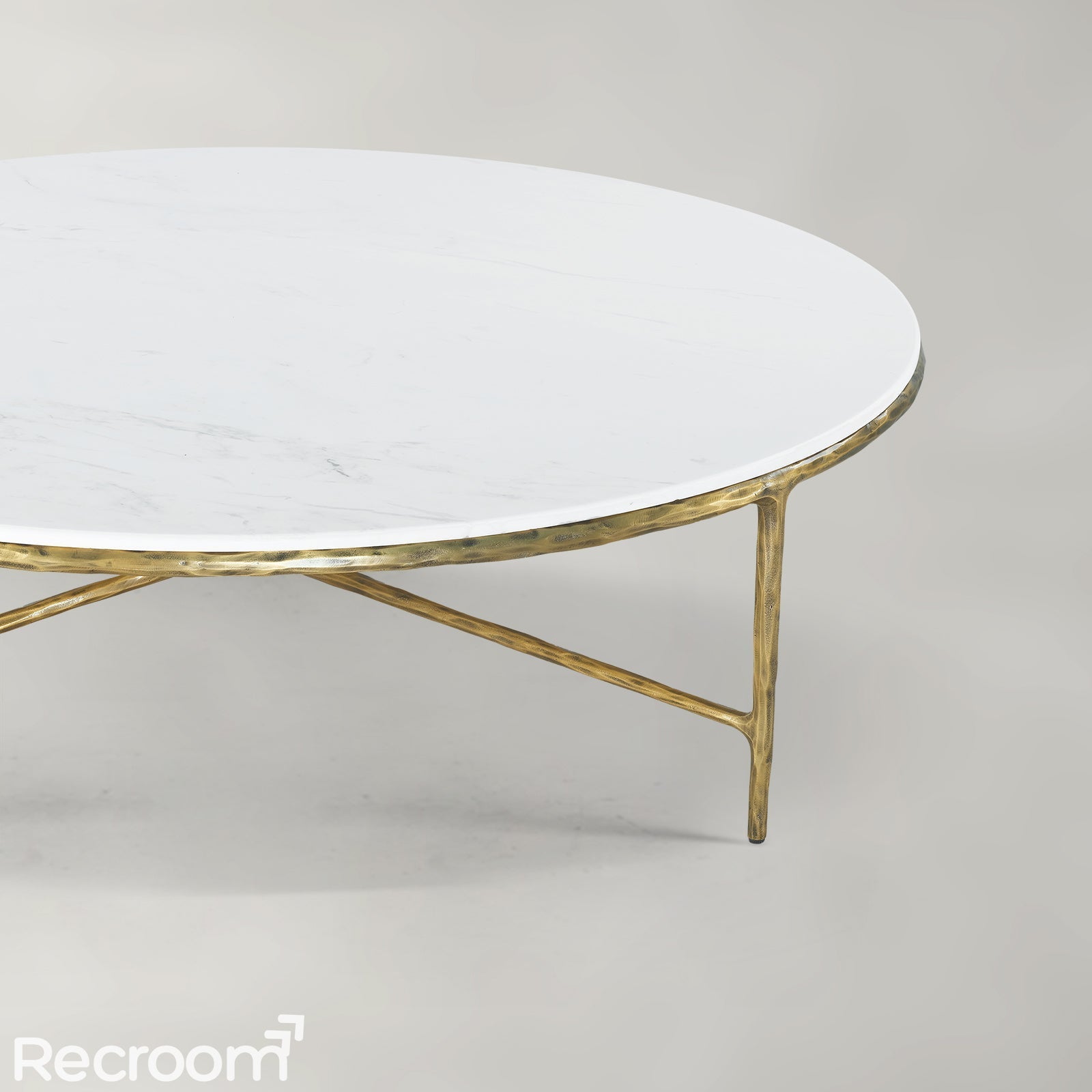 Thaddeo Marble Round Coffee Table - Zonesus
