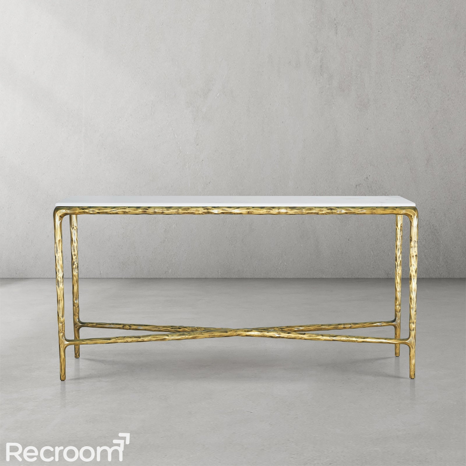 Thaddeo Marble Console Table - Zonesus