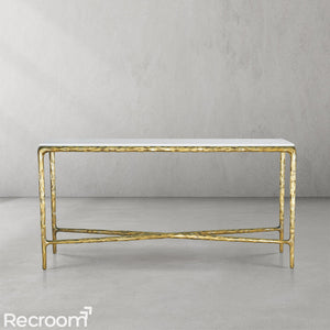 Thaddeo Marble Console Table - Zonesus