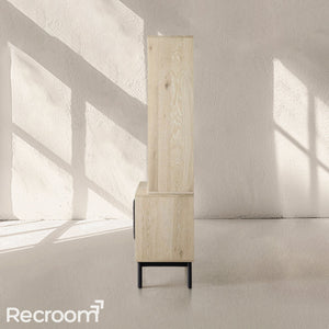 Sullivo Single Bookcase with Cabinet Base - Zonesus