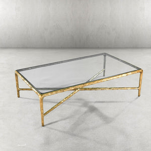 Thaddeo Glass Square Coffee Table - Zonesus