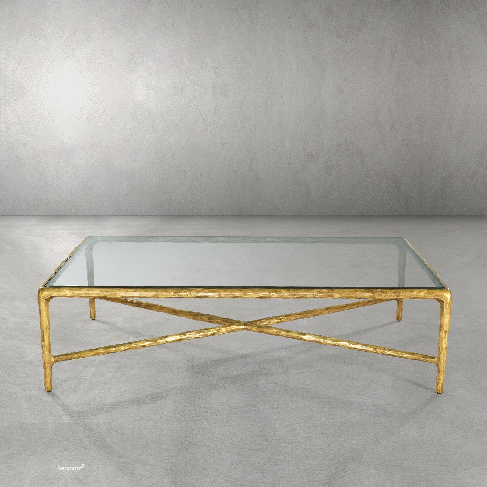 Thaddeo Glass Square Coffee Table - Zonesus