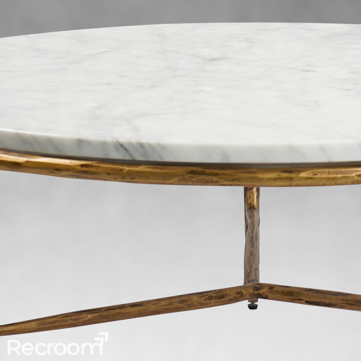 Thaddeo Marble Round Coffee Table 3 Legs - Zonesus