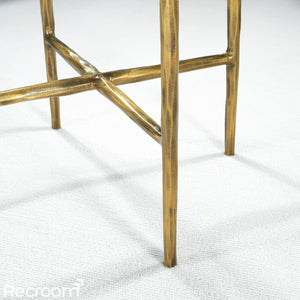 Thaddeo Marble Round Side Table - Zonesus