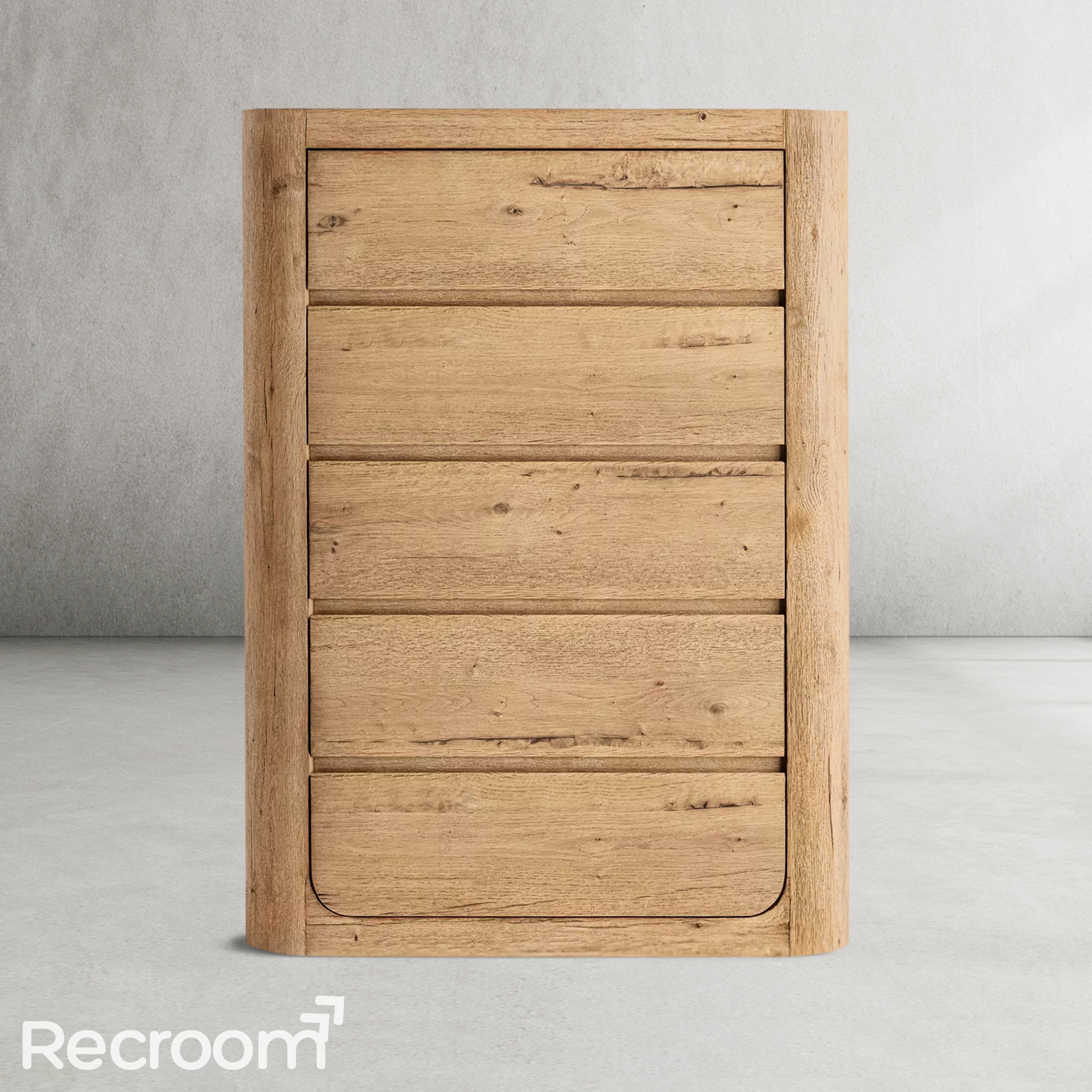 Oslo 5-Drawer Narrow Dresser - Zonesus