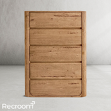 Oslo 5-Drawer Narrow Dresser - Zonesus