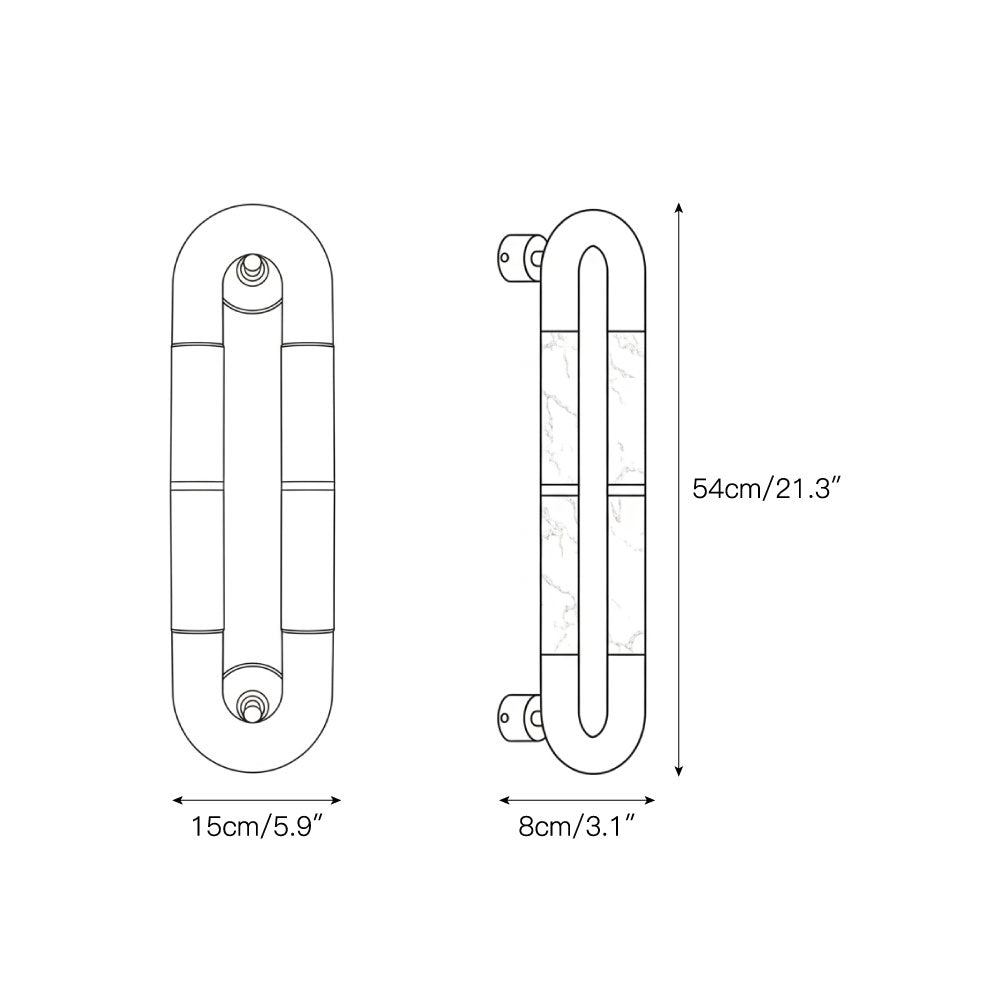 Alabaster Banded KoKo Sconce - Zonesus