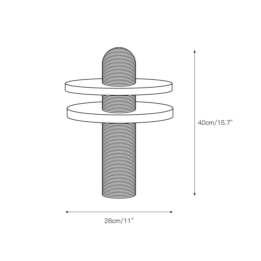 Alabaster Comet Alabaster Table Lamp - Zonesus