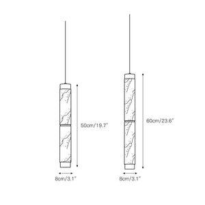 Alabaster Strip Pendant Light - Zonesus