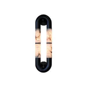 Alabaster Banded KoKo Sconce - Zonesus
