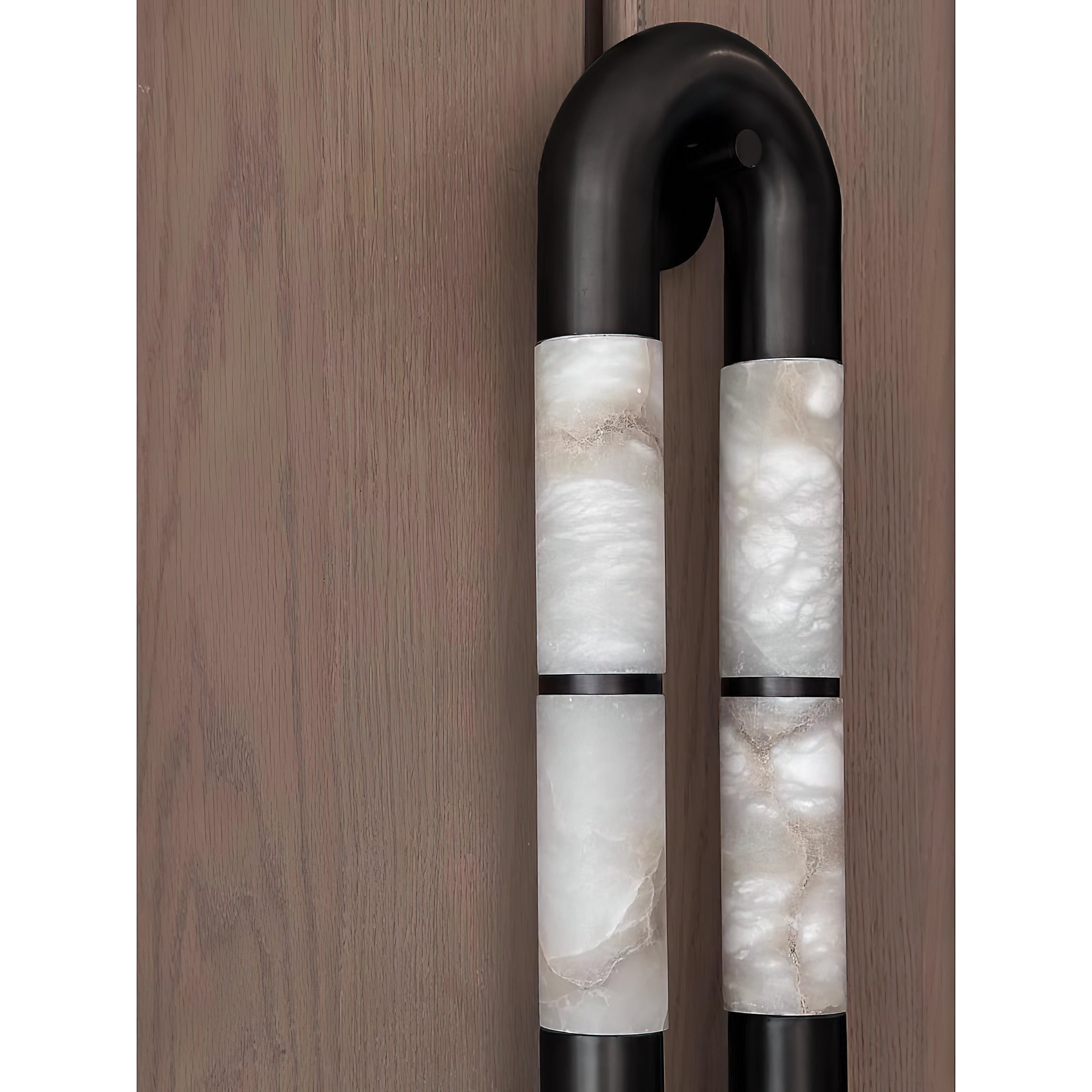 Alabaster Banded KoKo Sconce - Zonesus