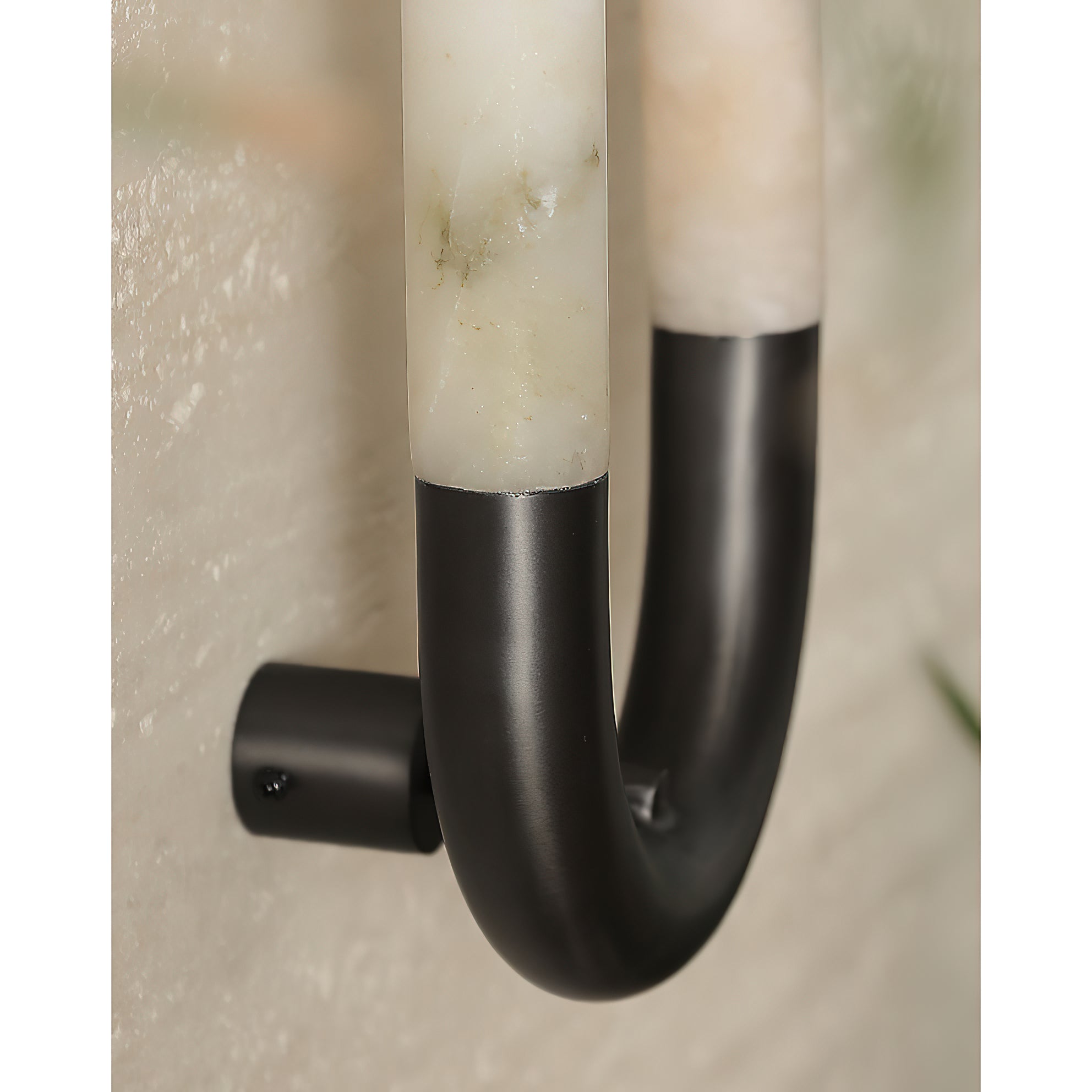 Alabaster Banded KoKo Sconce - Zonesus
