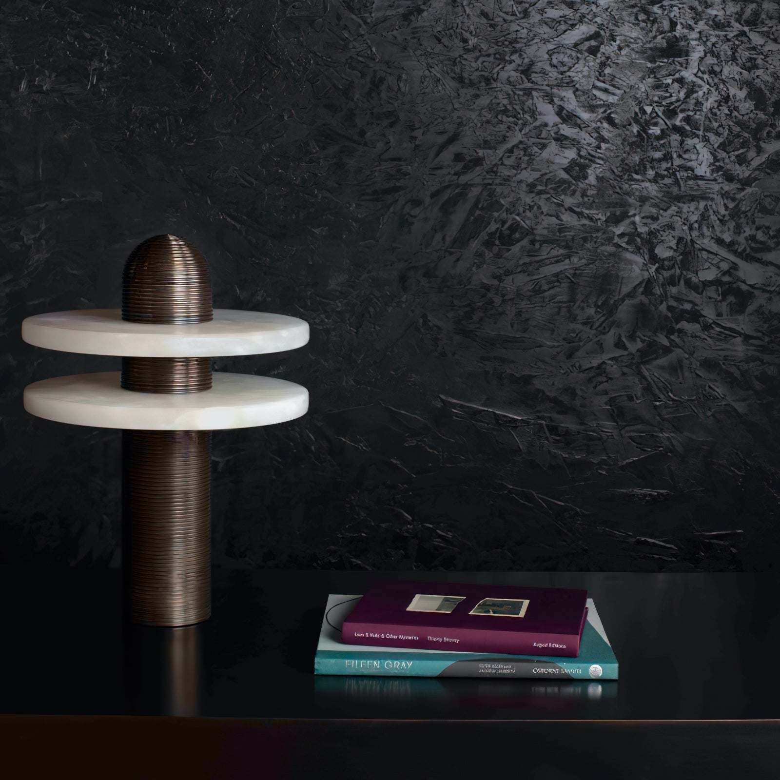 Alabaster Comet Alabaster Table Lamp - Zonesus