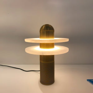 Alabaster Comet Alabaster Table Lamp - Zonesus