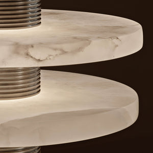 Alabaster Comet Alabaster Table Lamp - Zonesus