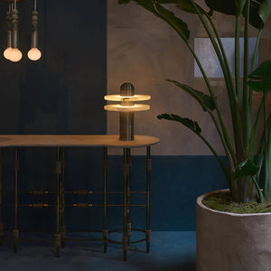 Alabaster Comet Alabaster Table Lamp - Zonesus