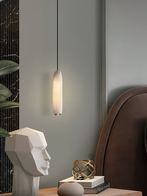 Alabaster Flute Pendant Light - Zonesus