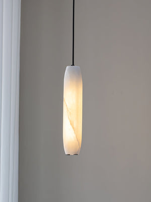 Alabaster Flute Pendant Light - Zonesus