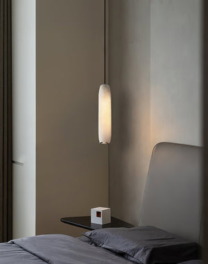 Alabaster Flute Pendant Light - Zonesus