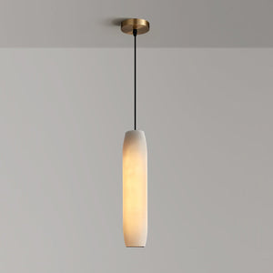Alabaster Flute Pendant Light - Zonesus