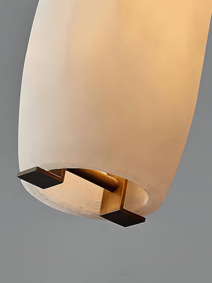 Alabaster Flute Pendant Light - Zonesus