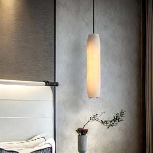 Alabaster Flute Pendant Light - Zonesus