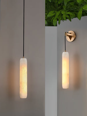 Alabaster Flute Alabaster Wall Lamp - Zonesus