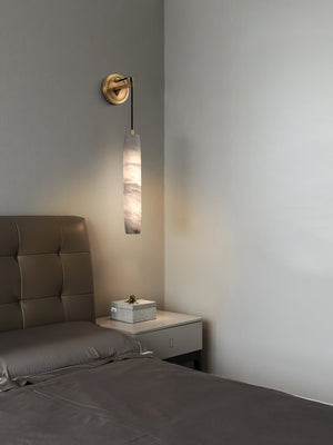 Alabaster Flute Alabaster Wall Lamp - Zonesus