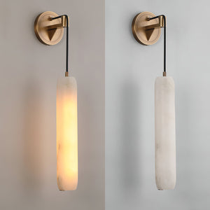 Alabaster Flute Alabaster Wall Lamp - Zonesus