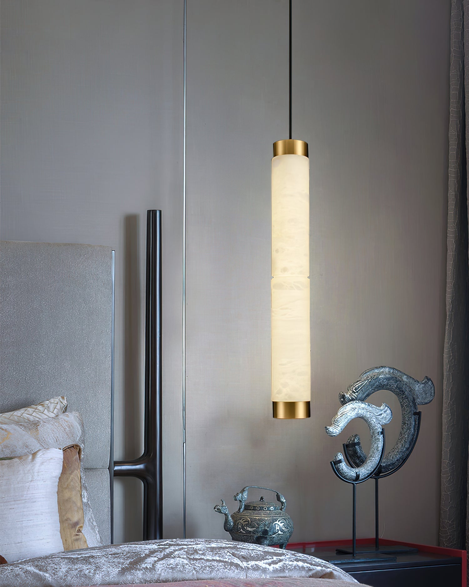 Alabaster Strip Pendant Light - Zonesus