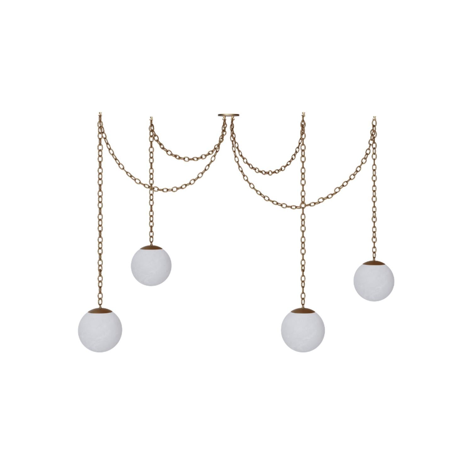 Alabaster Swag Pendant Lamp - Zonesus