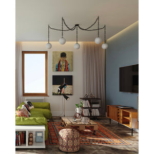 Alabaster Swag Pendant Lamp - Zonesus
