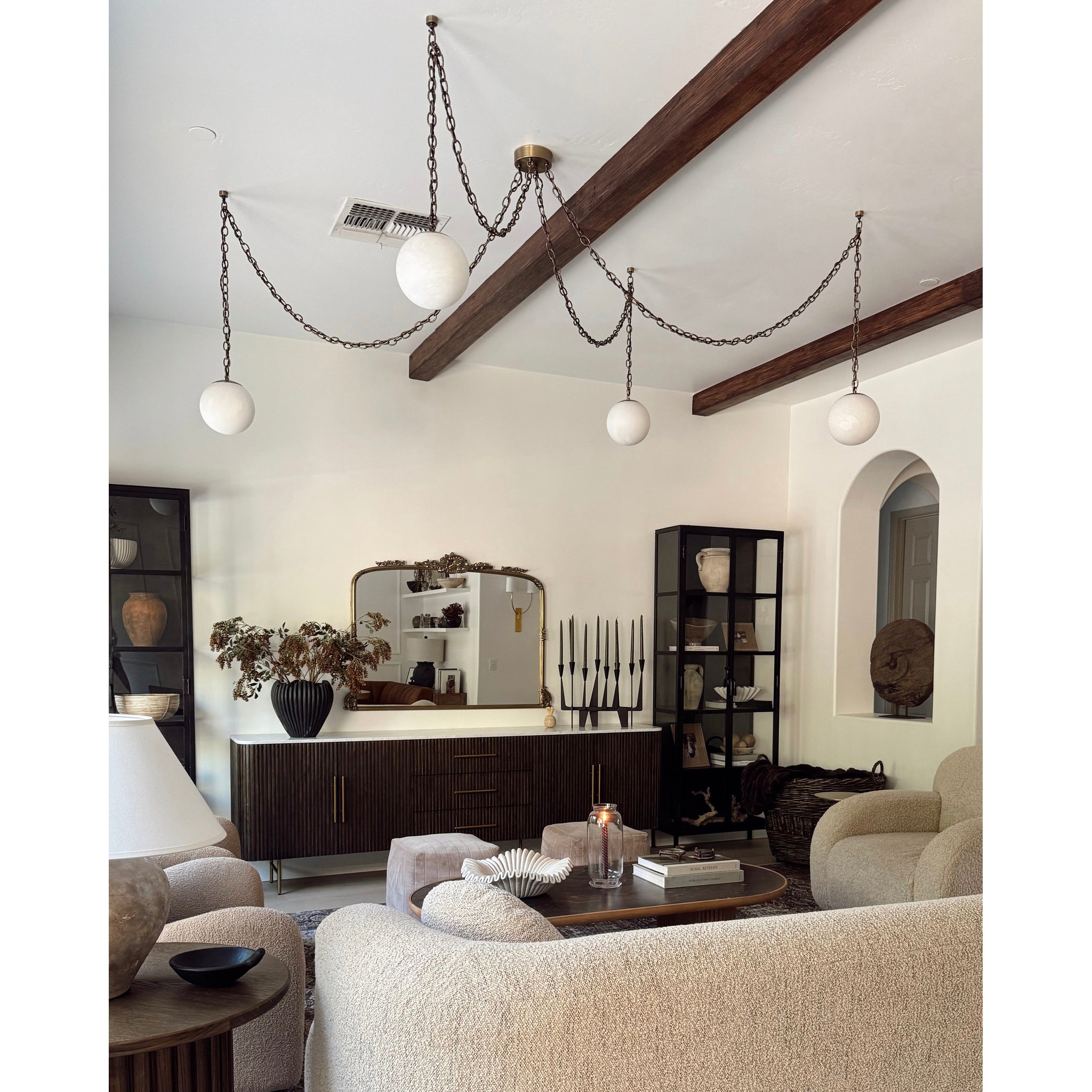 Alabaster Swag Pendant Lamp - Zonesus