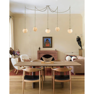 Alabaster Swag Pendant Lamp - Zonesus