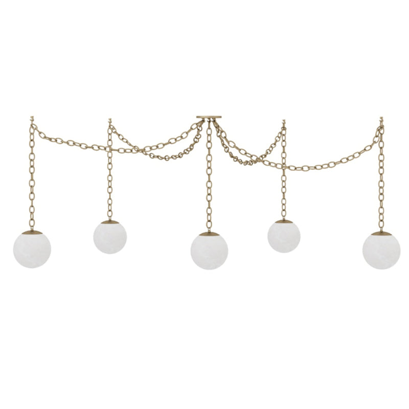 Alabaster Swag Pendant Lamp - Zonesus