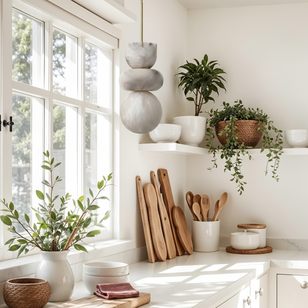 Alabaster Totem Pendant Lamp - Zonesus