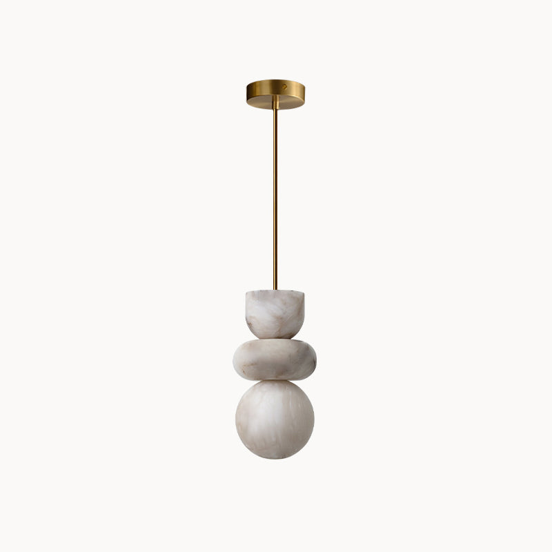 Alabaster Totem Pendant Lamp - Zonesus