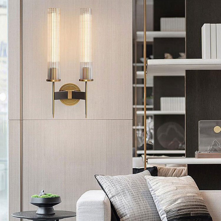 Cannel Double Candle Wall Sconce 9" - Zonesus