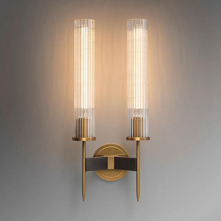 Cannel Double Candle Wall Sconce 9" - Zonesus