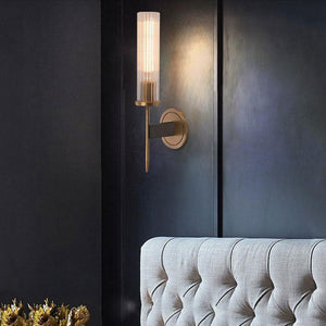 Cannel Single Candle Wall Sconce 5" - Zonesus
