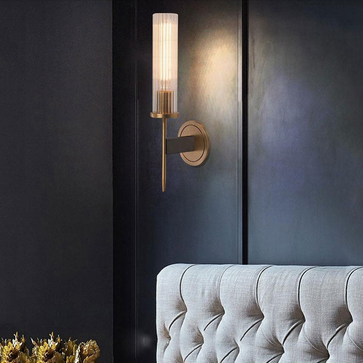 Cannel Single Candle Wall Sconce 5" - Zonesus