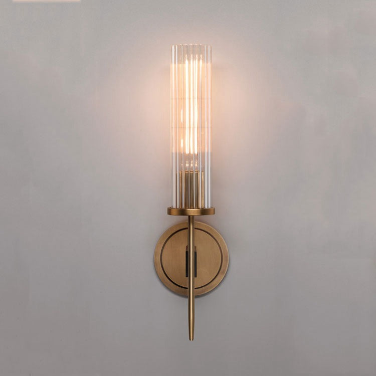 Cannel Single Candle Wall Sconce 5" - Zonesus