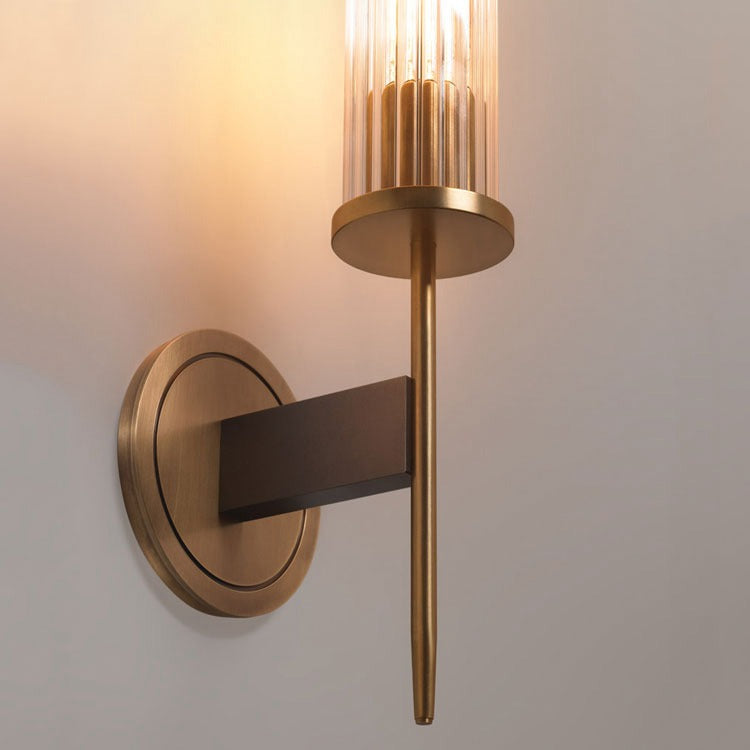 Cannel Single Candle Wall Sconce 5" - Zonesus