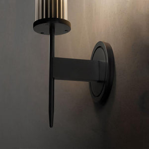 Cannel Single Candle Wall Sconce 5" - Zonesus