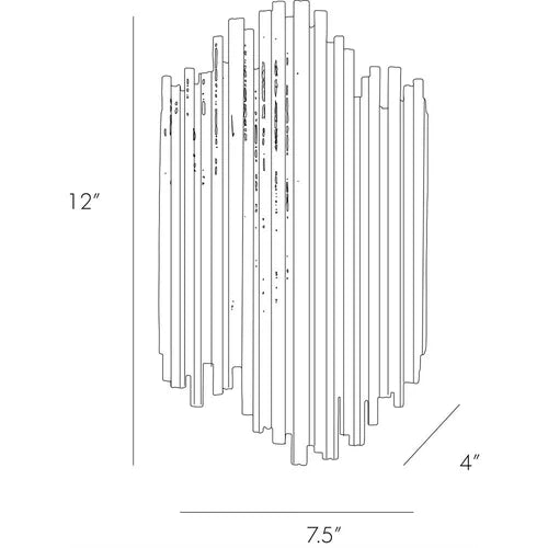 Althely 2 Lights Wall Sconce - Zonesus