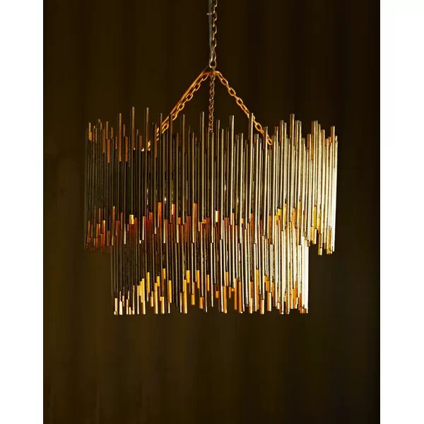 Althely 8 Lights 2-Tier Chandelier - Zonesus